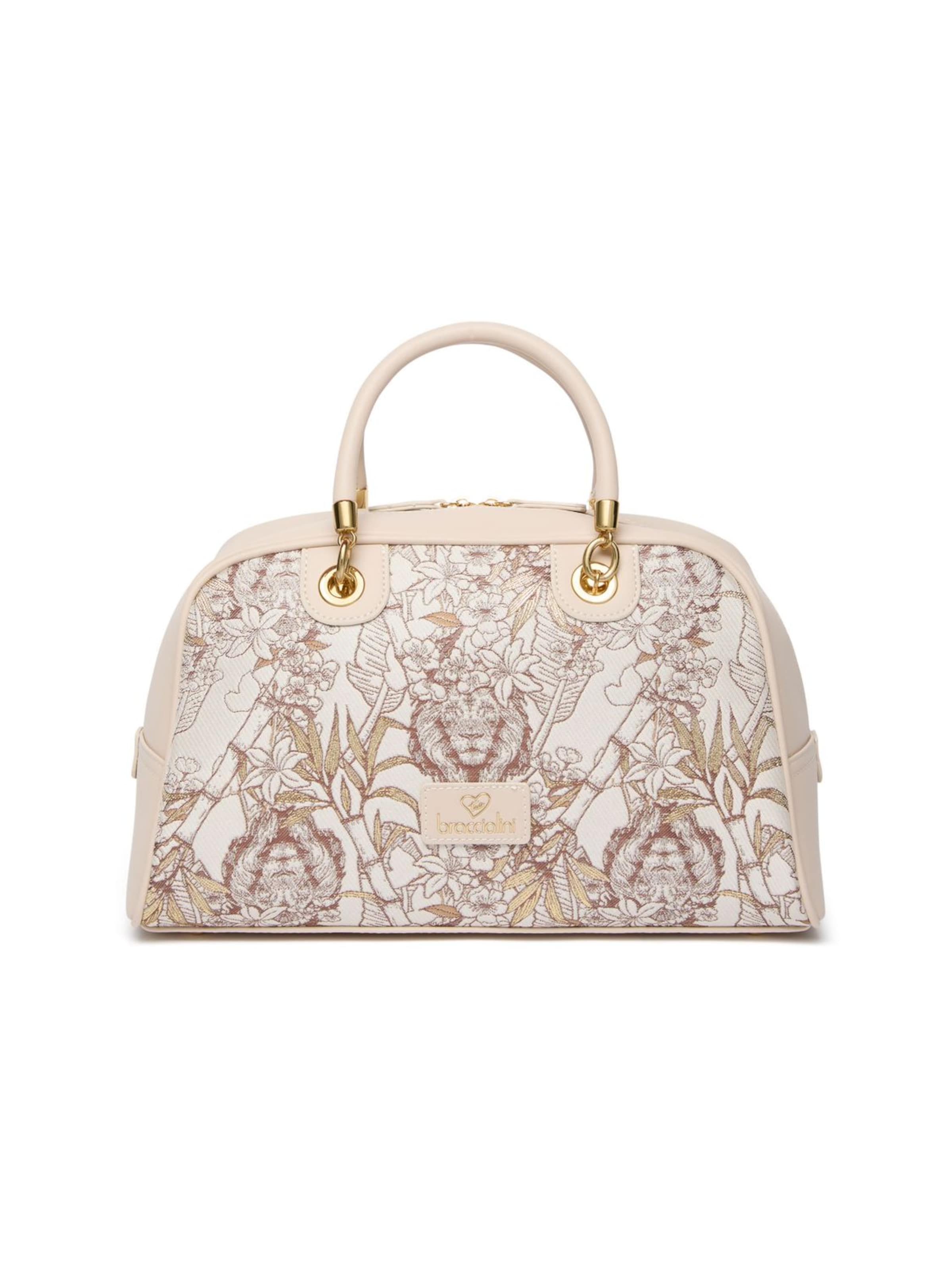 Braccialini Handtasche 'Jacquard'‌‌ in Beige: Vorderseite