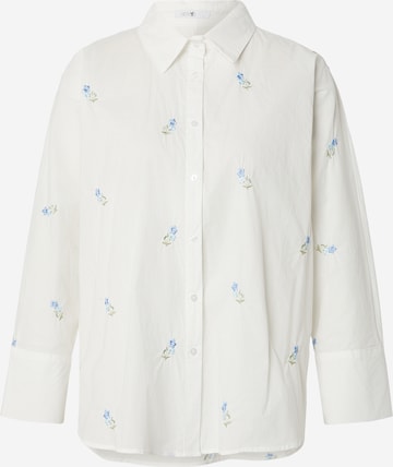 Chemisier 'Em44my' Hailys en blanc : devant