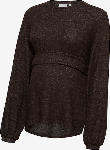 T-shirt 'MLAlice Vita' MAMALICIOUS en marron : devant