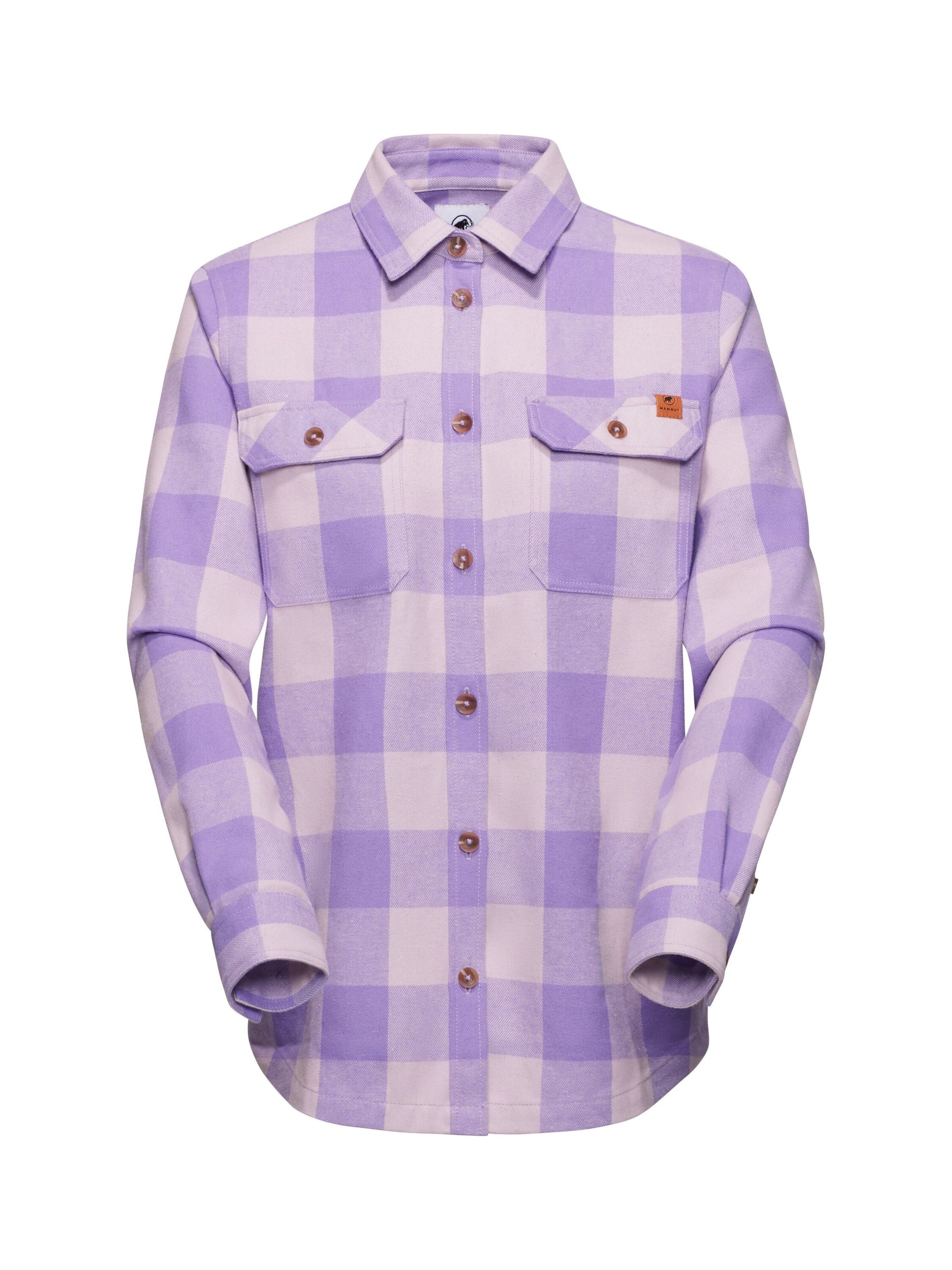 MAMMUT Funktionsbluse in Lila: Vorderseite