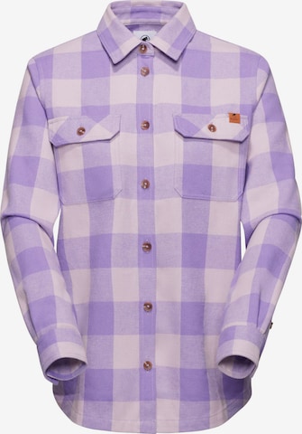 MAMMUT Funktionsbluse in Lila: Vorderseite