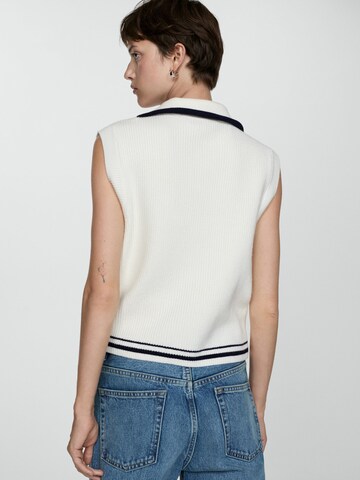 MANGO Pullover 'RIZON' i hvid