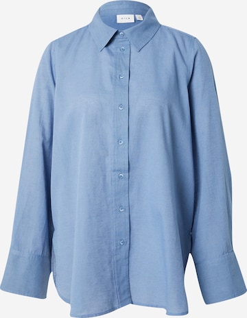 VILA Blouse 'LINAJA' in Blauw: voorkant