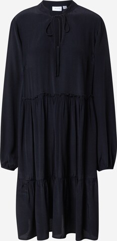 Robe-chemise 'FINI' VILA en noir : devant