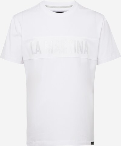 Maglietta La Martina di colore grigio chiaro / offwhite, Visualizzazione prodotti