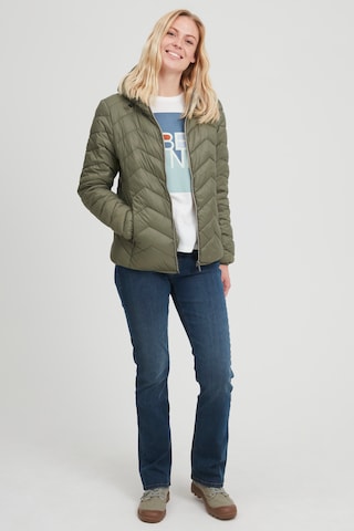 Fransa Between-Season Jacket in Green