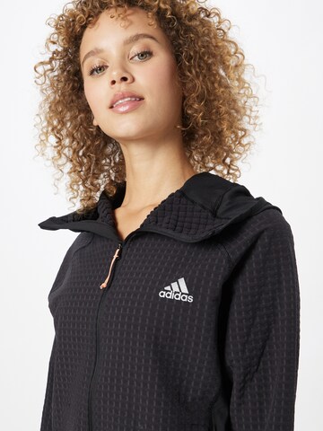 ADIDAS SPORTSWEAR Αθλητικό μπουφάν 'X-City Soft Shell' σε μαύρο