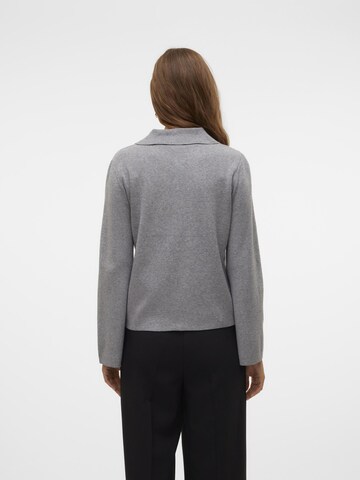 VERO MODA Gebreid vest 'HANNA' in Grijs