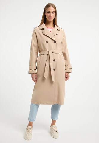 Frieda & Freddies NY Between-Seasons Coat 'Marni' in Beige: front