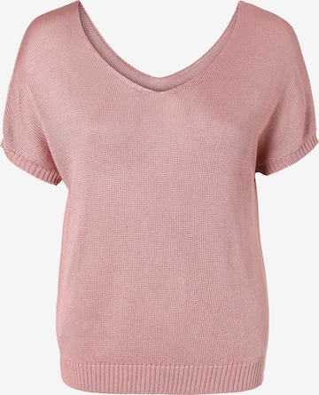 Pull-over 'LOTTA' TATUUM en rose : devant