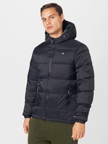 BLEND Winter Jacket in Black: front