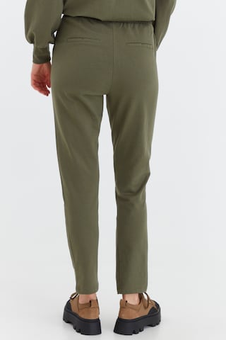 Fransa Slim fit Pants in Green