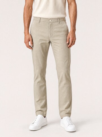 yazubi Slim fit Chino Pants 'Kyle' in Beige