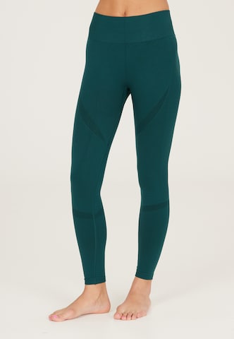 Athlecia Skinny Workout Pants 'NAGAR' in Green