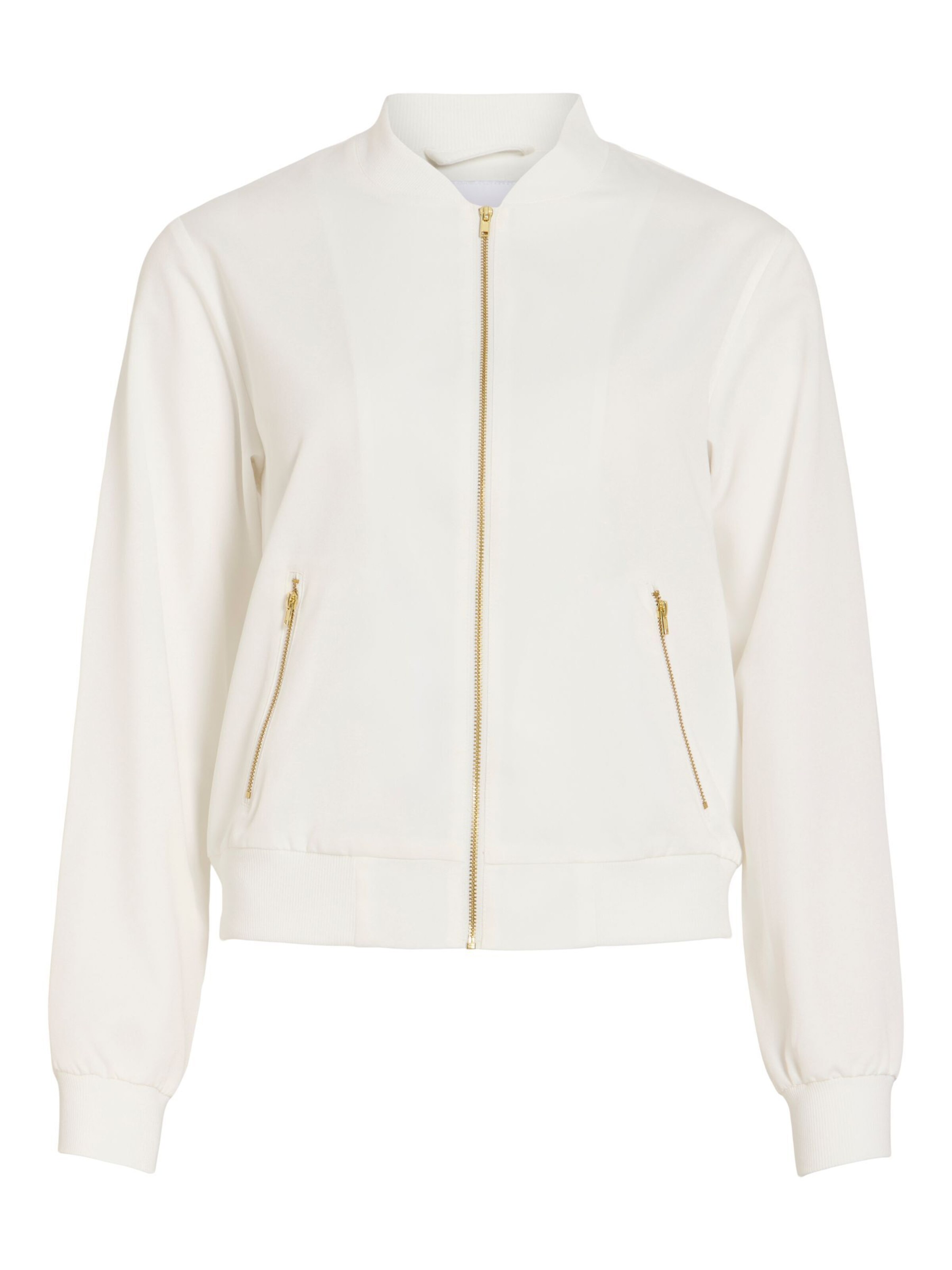 VILA Bomberjacke 'VIBubble' in Weiß: Vorderseite