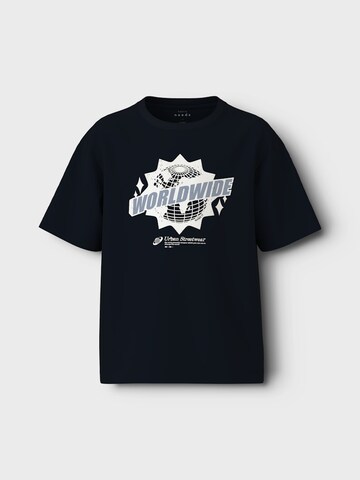NAME IT Shirt 'NKMVILOGO' in Black