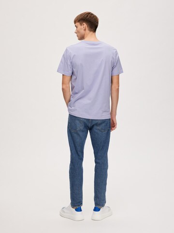 SELECTED HOMME T-Shirt 'Atlas' in Lila