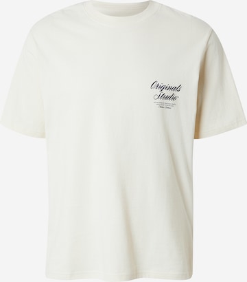 JACK & JONES T-shirt 'JWHNORREBRO' i vit: framsida