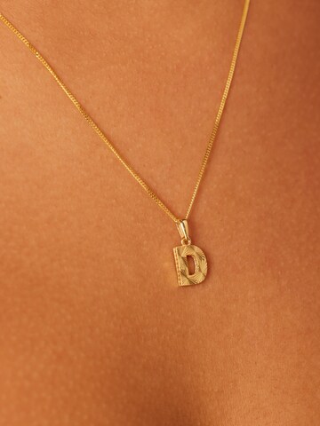 Lucardi Pendant 'Klassisch' in Gold: front