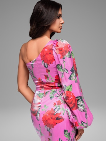 Ombre Evening dress in Pink