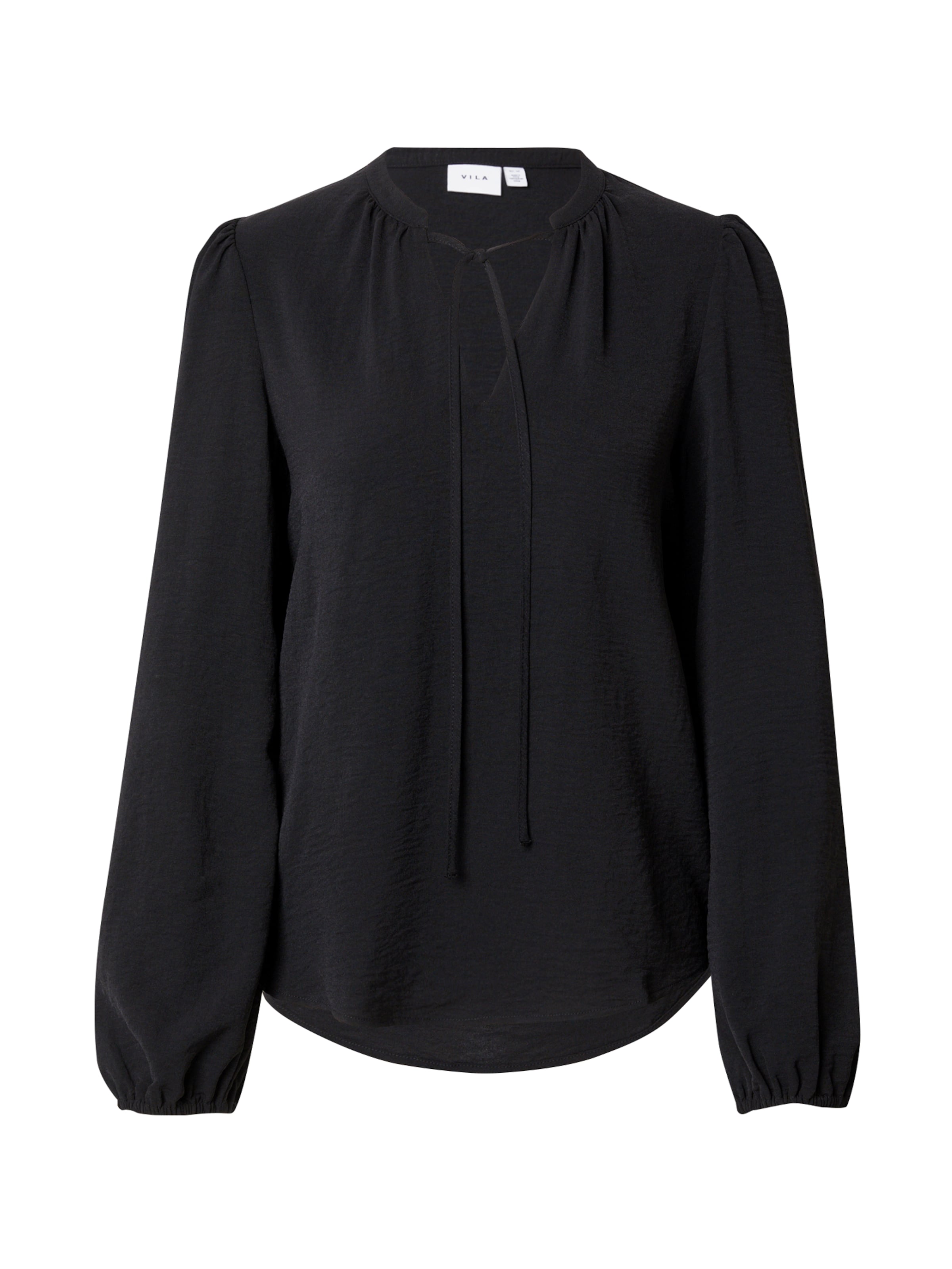 VILA Блуза 'VINOVA' в черно: отпред