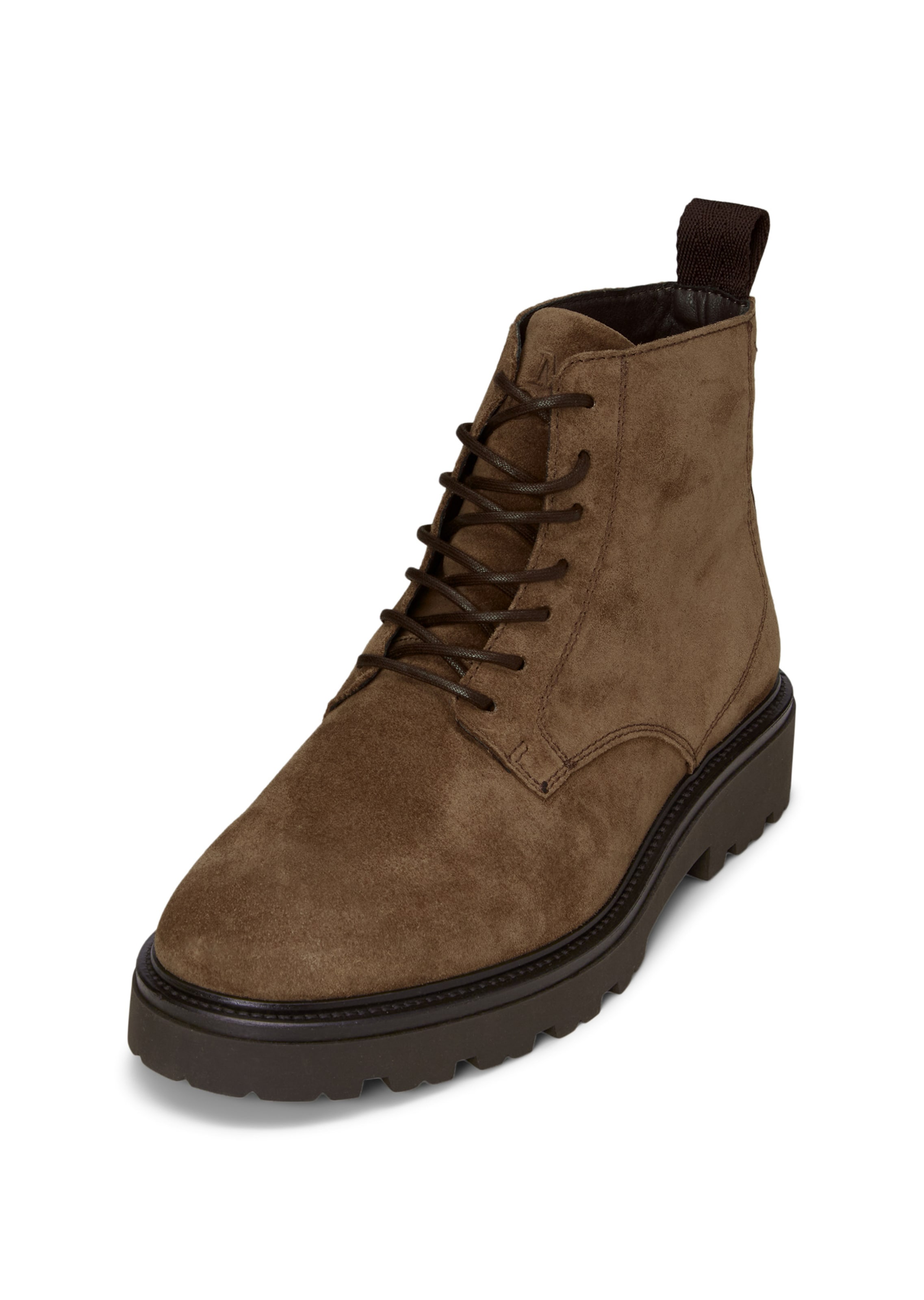 Marc O'Polo Veterboots in Bruin: voorkant