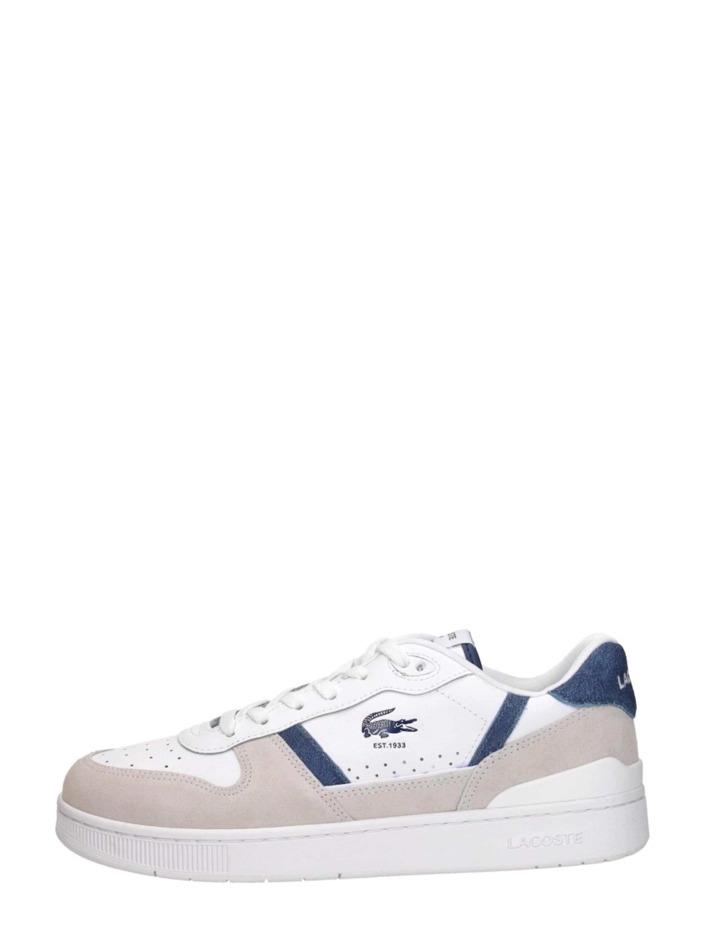 LACOSTE Sneaker low 'T Clip'‌‌‌ in Weiß: Vorderseite