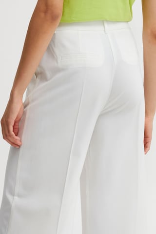 b.young Wide leg Pants 'Bydanta' in White