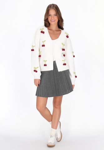 MYMO - Casaco de malha em branco