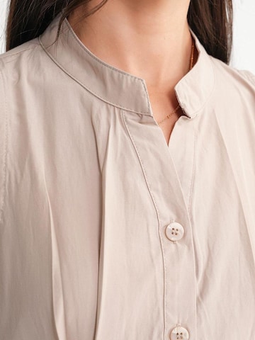 Robe-chemise MixRay en beige