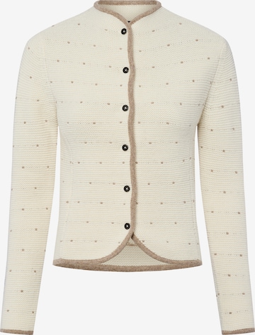Franco Callegari Knit Cardigan in Beige: front