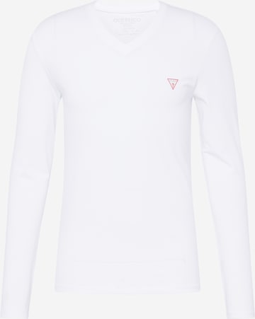 T-Shirt GUESS en blanc : devant