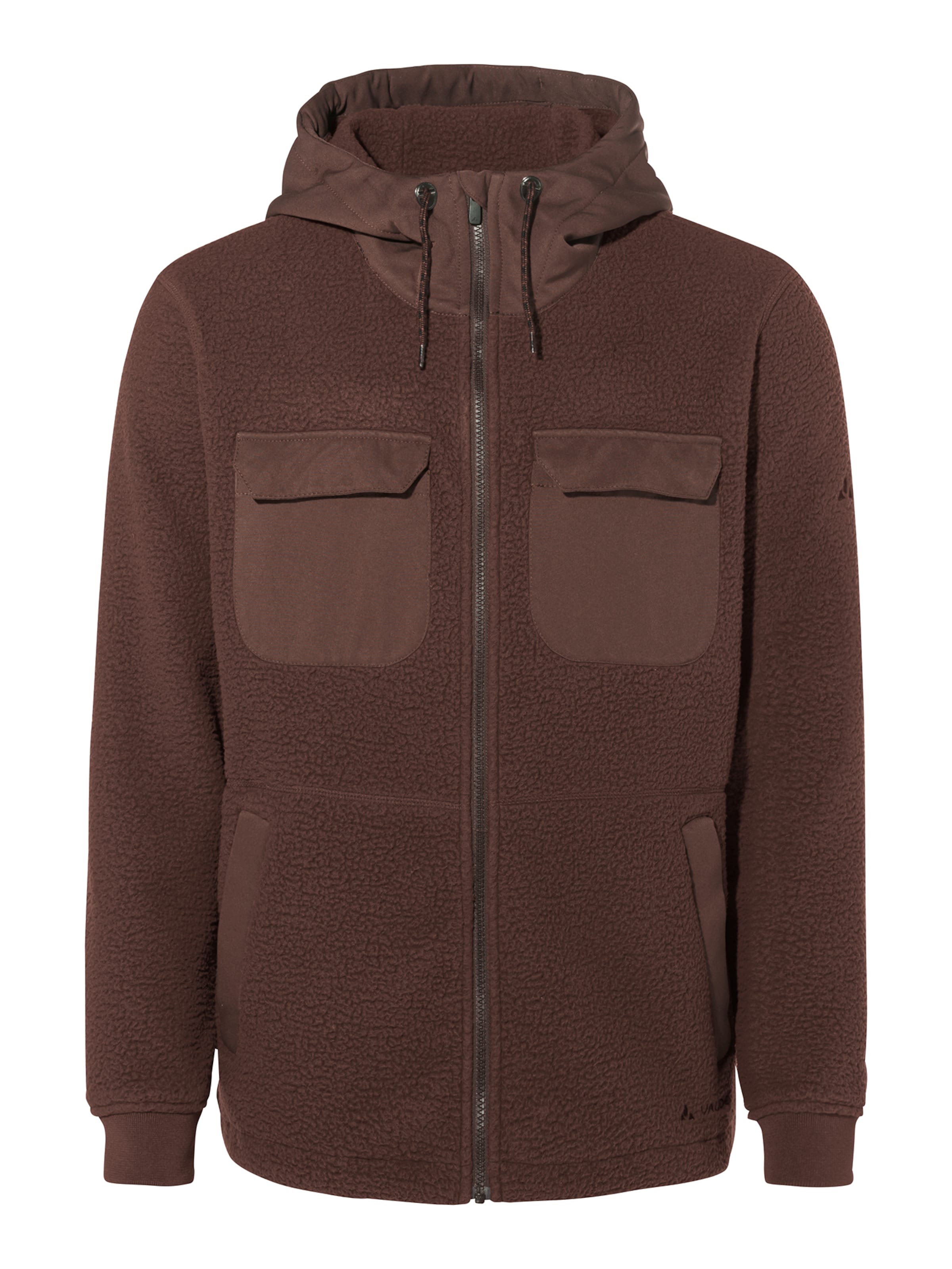 VAUDE Funktionsfleecejacke 'Manukau' in Braun: Vorderseite