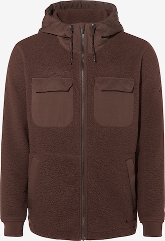 VAUDE Funktionsfleecejacke 'Manukau' in Braun: Vorderseite