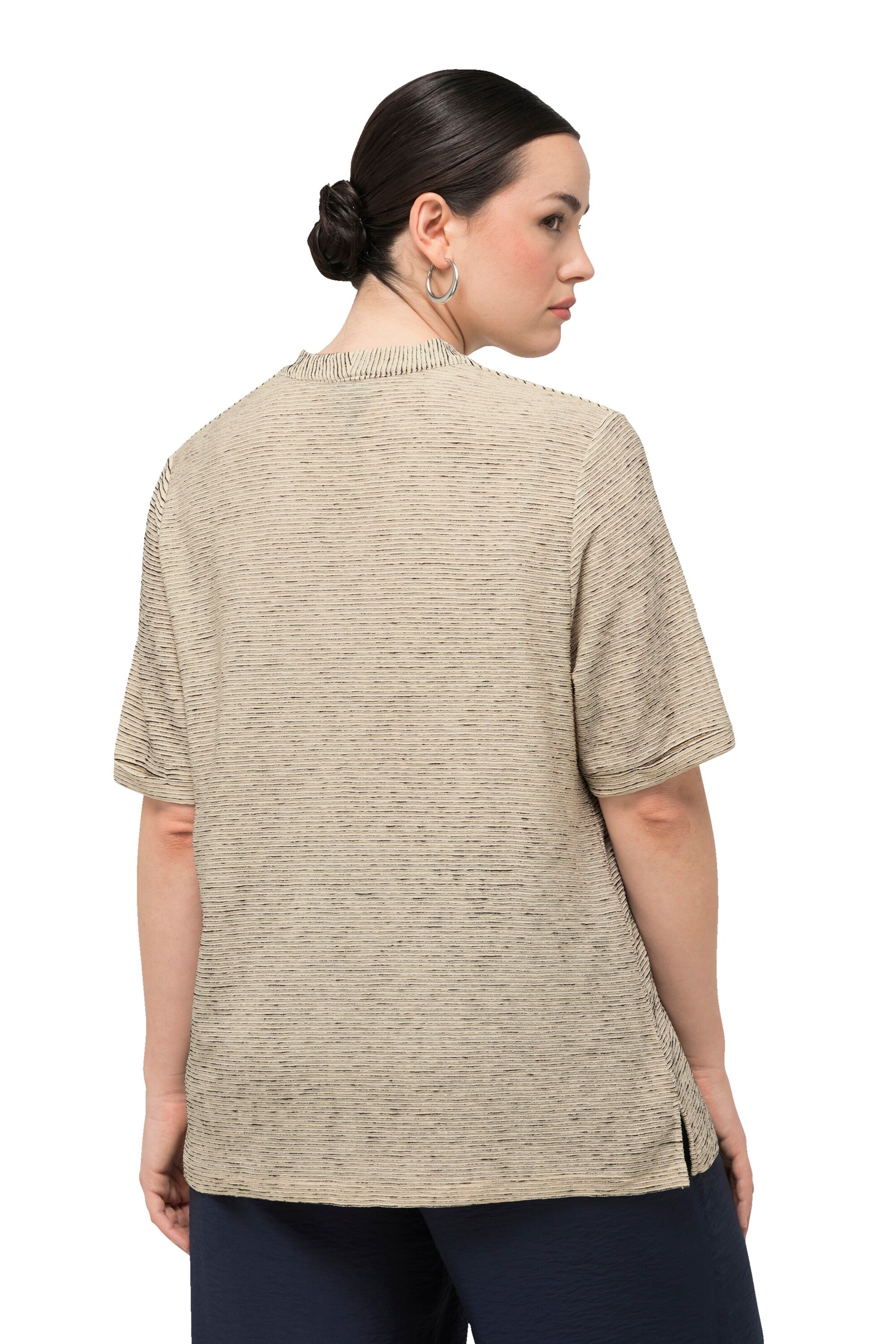 T-shirt Ulla Popken en beige