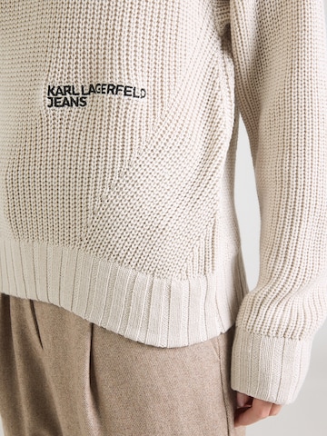 KARL LAGERFELD JEANS Pulover | siva barva