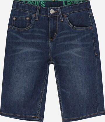 Levi's Kids Slimfit Jeans in Blauw: voorkant