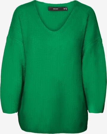 Vero Moda Curve Trui 'Julie' in Groen: voorkant