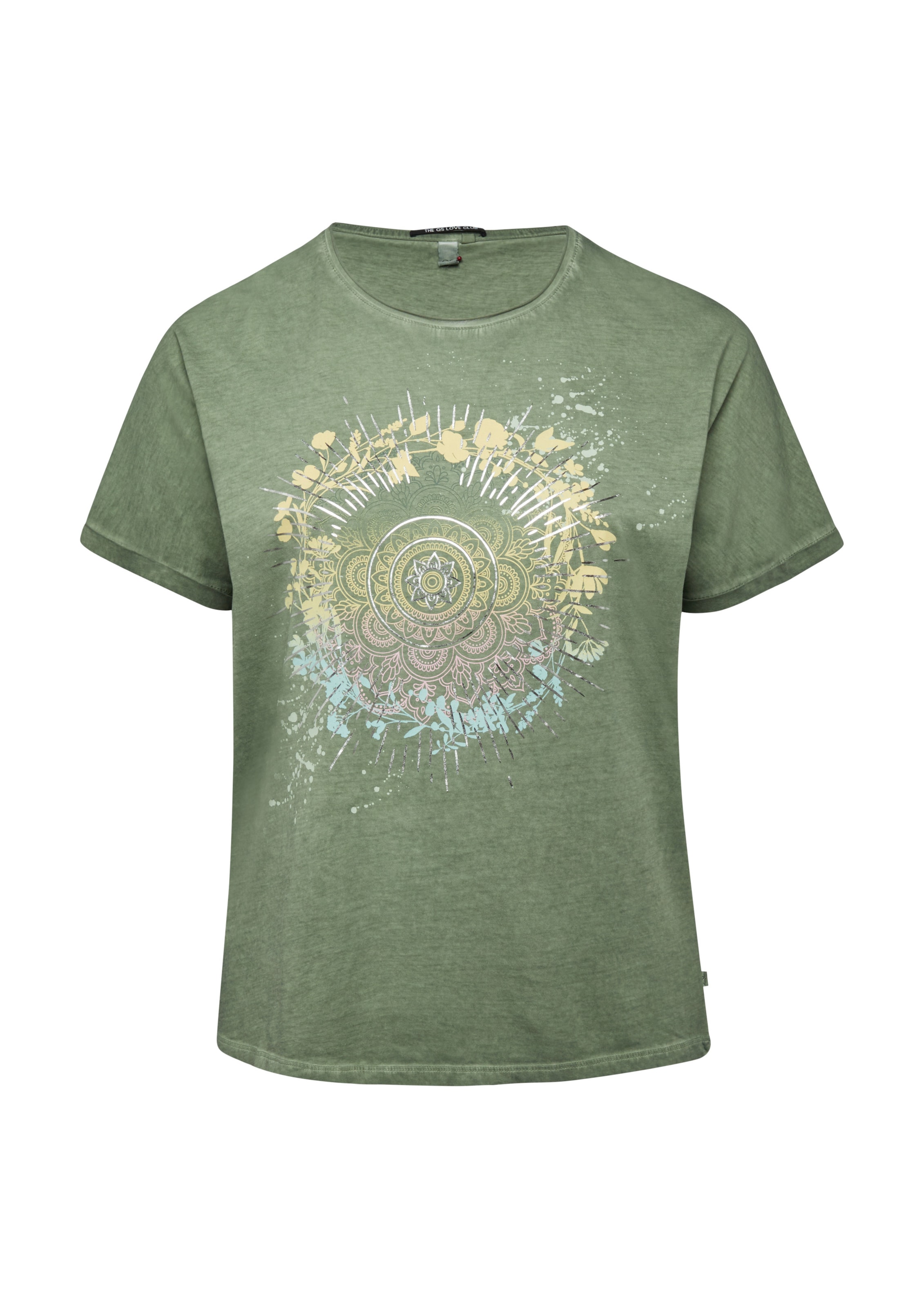 T-shirt QS en vert : devant