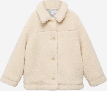 MANGO KIDS Pitkä takki 'Zermatt' värissä beige: etupuoli
