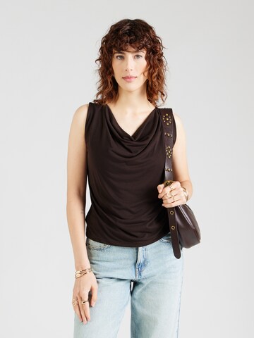 JDY Top 'JDYESTI' in Brown: front