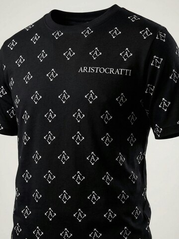 Maglietta 'ÈCLAT – Premium Signature Cotton T-Shirt' di ARISTOCRATTI in nero