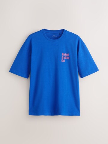 Next Lyhyt pyjama värissä sininen