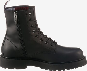 Tommy Jeans Lace-Up Boots in Black