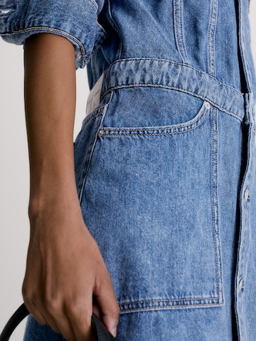 Calvin Klein Jeans Košeľové šaty - Modrá