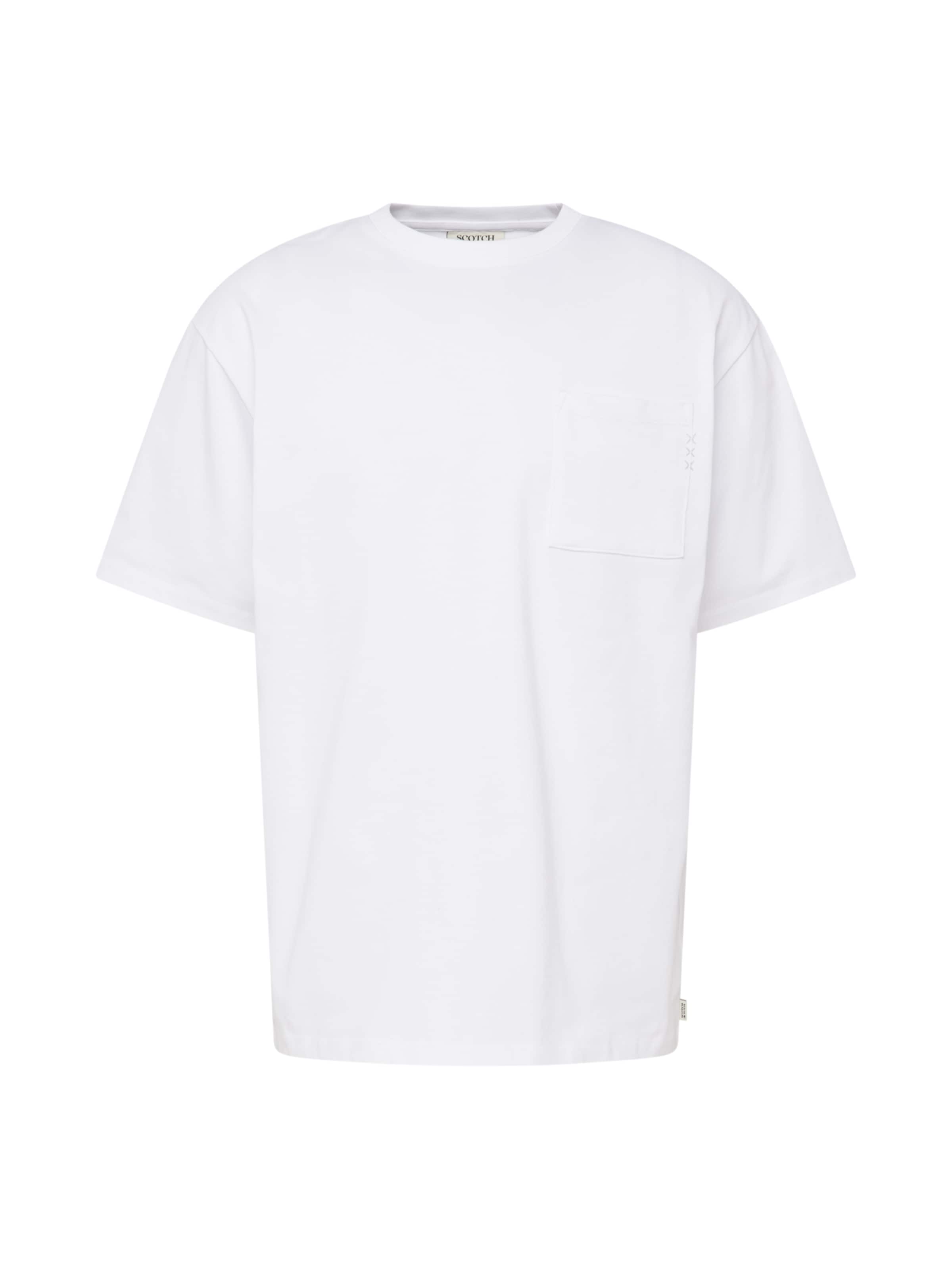 Tricou 'CORE' de la SCOTCH & SODA pe alb: față