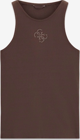 GUESS Top in Brown: front