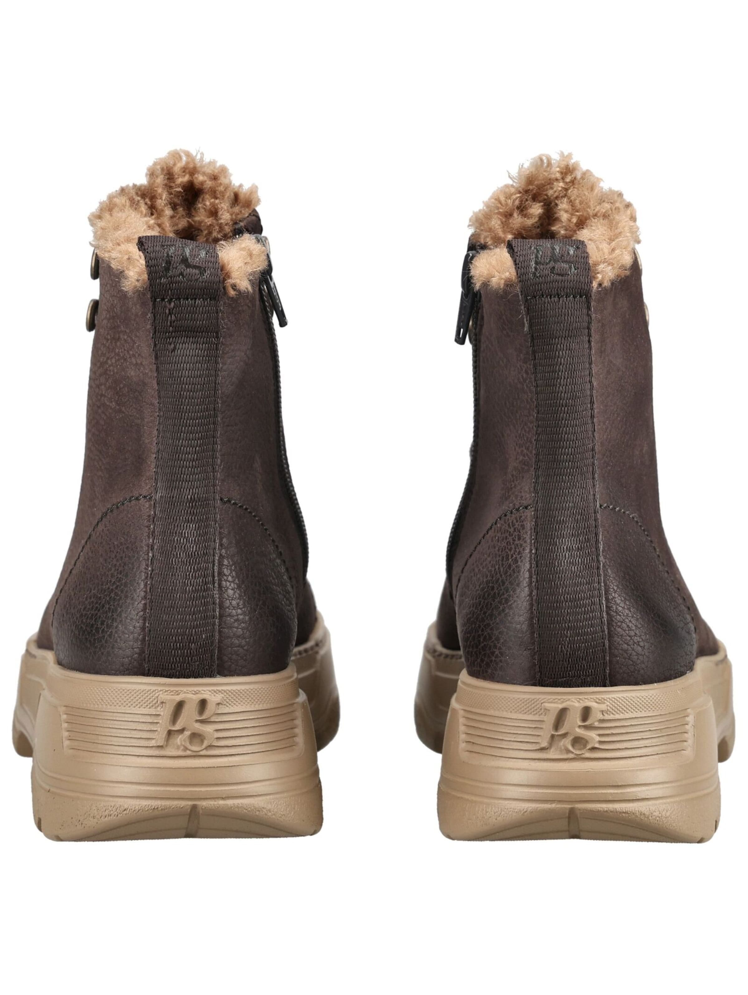 Paul Green Lace-Up Ankle Boots in Brown
