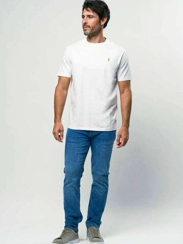 MCS T-Shirt 'Felix' in Weiß