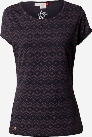 Ragwear Koszulka 'MINTT' w kolorze czarny: przód